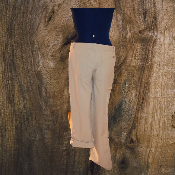 Eddie Bauer Active Travel/Hiking Pants & Capri, weather resistance, Tan Size 8 - Picture 4 of 6